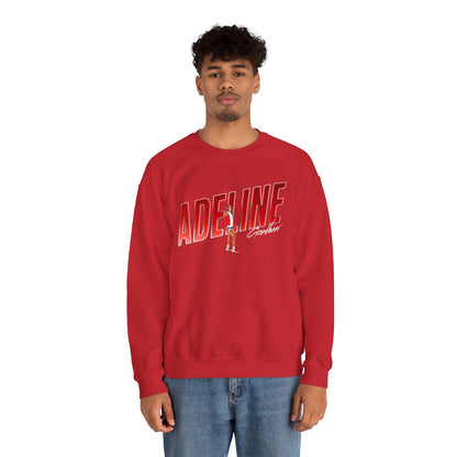 Adeline Goedheer Cursive Combo Colored Crewneck Sweatshirt