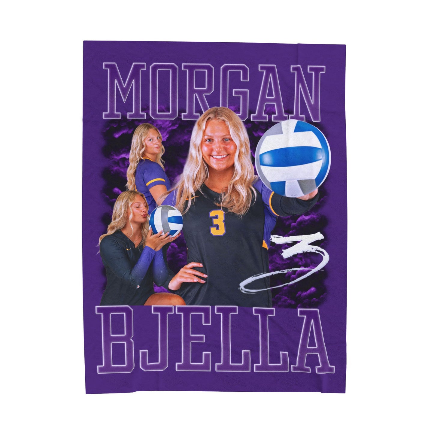 Morgan Bjella 60"-80" Plush Blanket