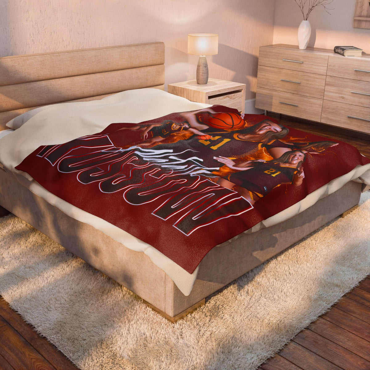 Natalie Kussow 60"-80" Plush Blanket
