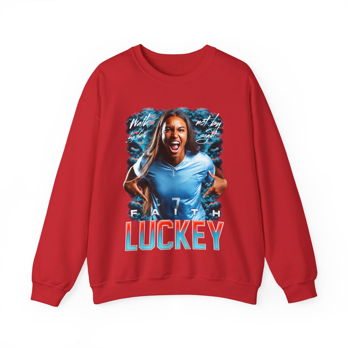 Faith Luckey Featured Quote Crewneck Sweatshirt