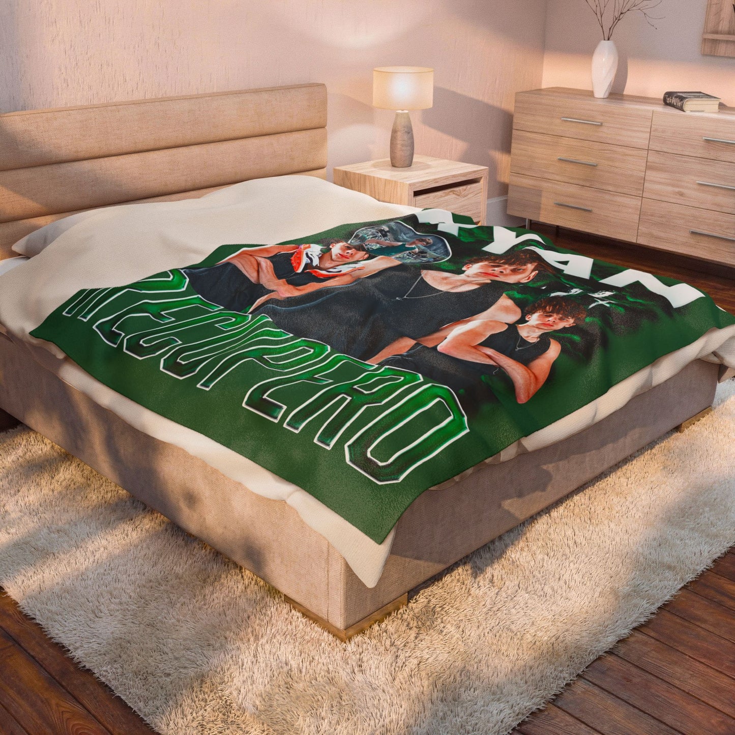 Ryan Recupero 60"-80" Plush Blanket