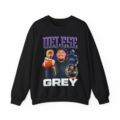 Uelese Grey Crewneck Sweatshirt