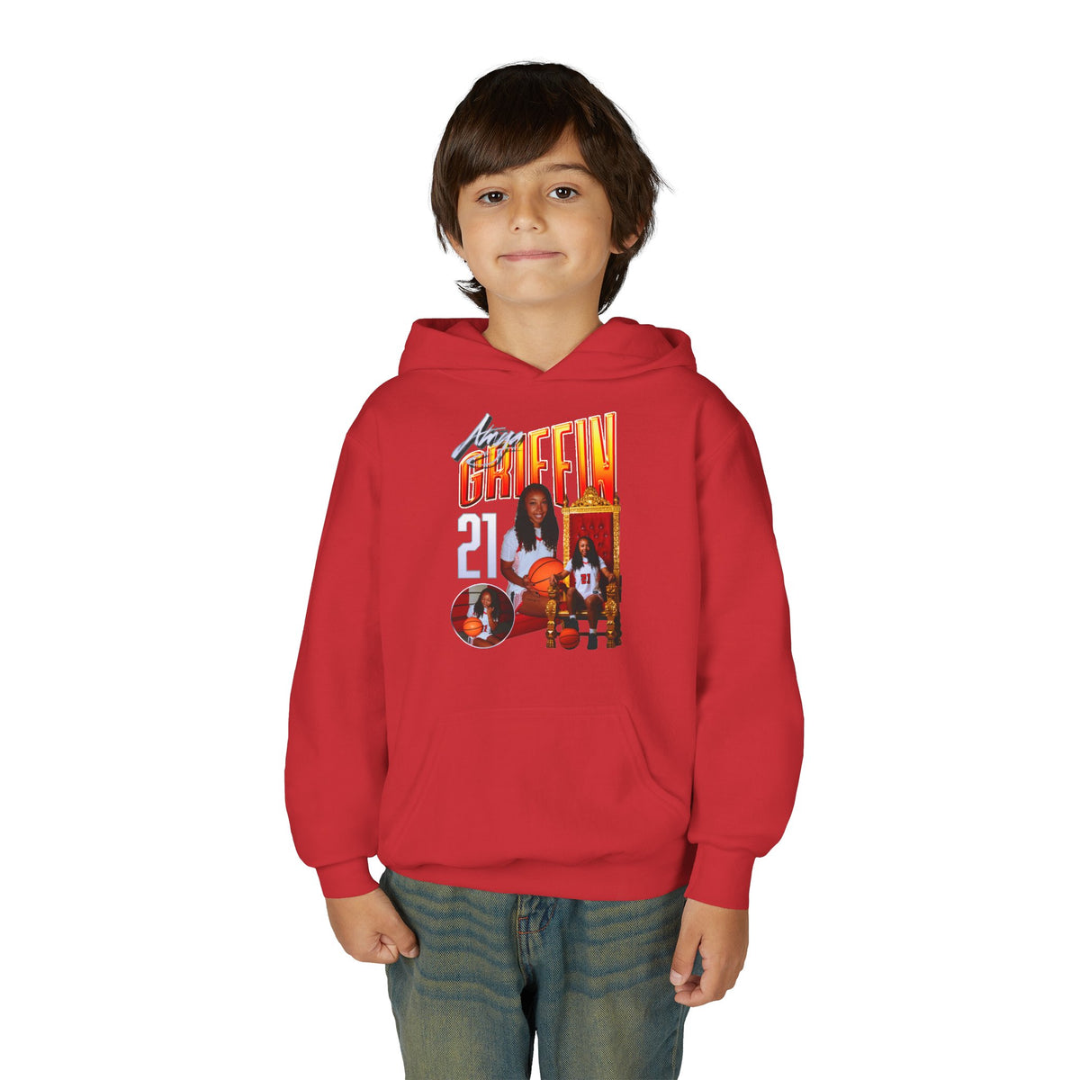 Amya Griffin Kids Hoodie