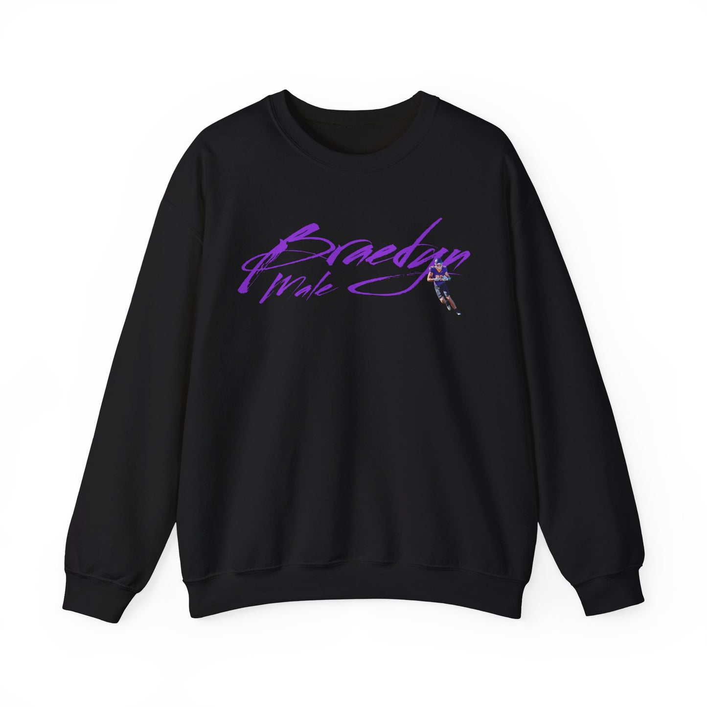 Braedyn Male Cursive Crewneck Sweatshirt