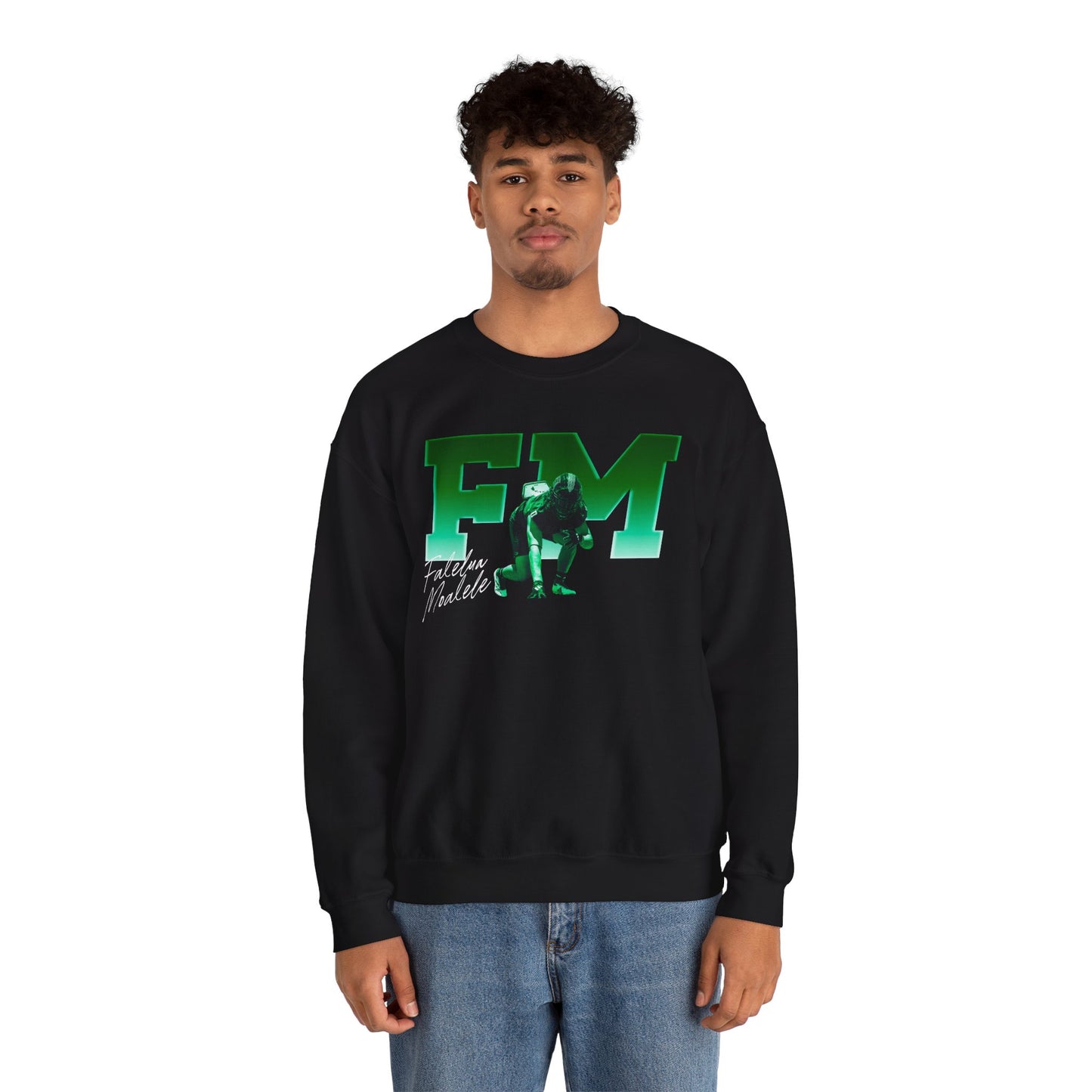 Falelua Moalele Big Initials Colored Crewneck Sweatshirt
