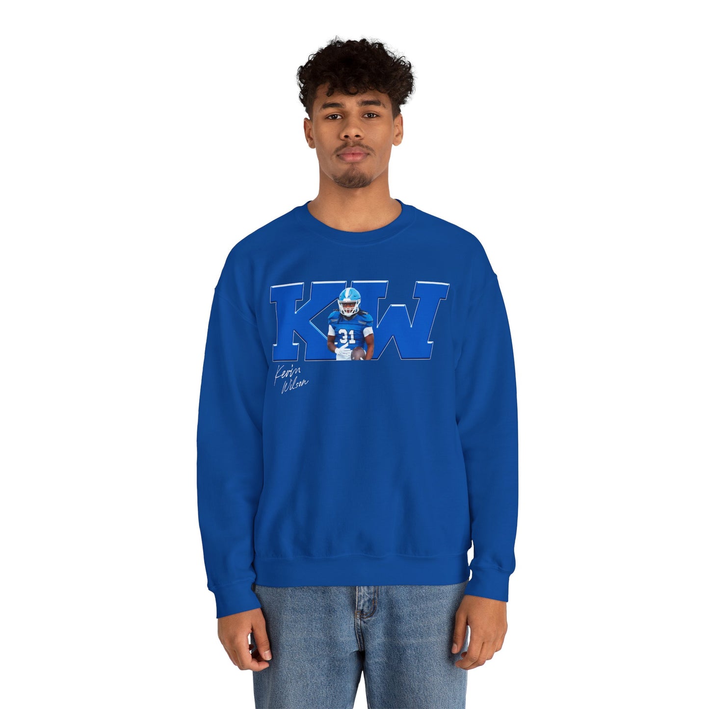 Kevin Wilson Big Initials Colored Crewneck Sweatshirt