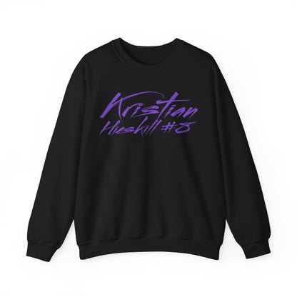 Kristian Hieskill Cursive Name & Number Crewneck Sweatshirt