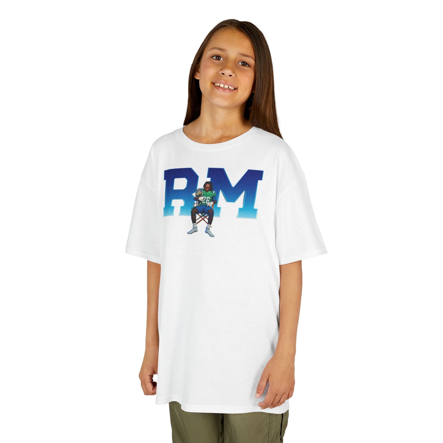 Roosevelt Miller Jr. Big Initials Colored Kids Tee