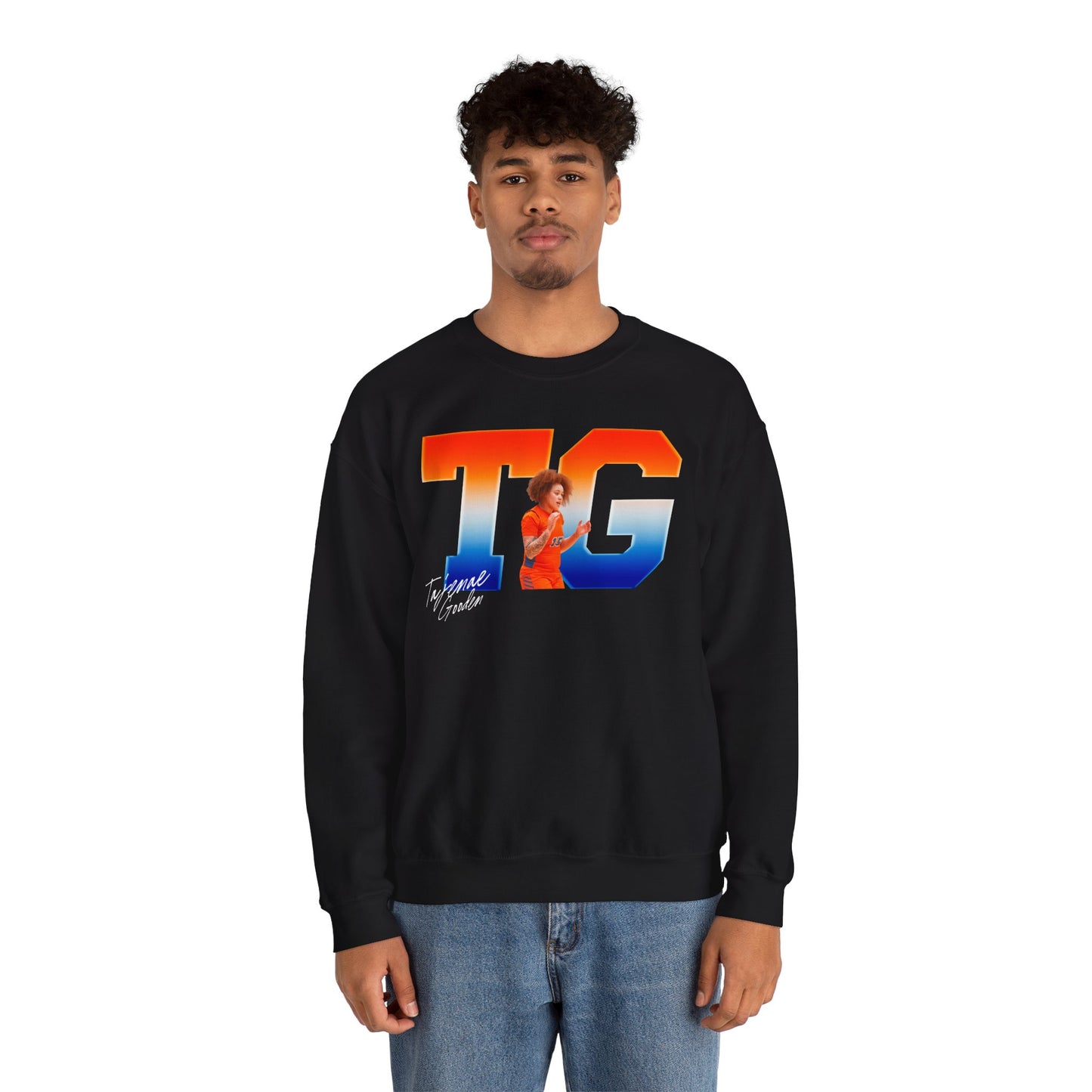 Tajenae Gooden Big Initials Crewneck Sweatshirt
