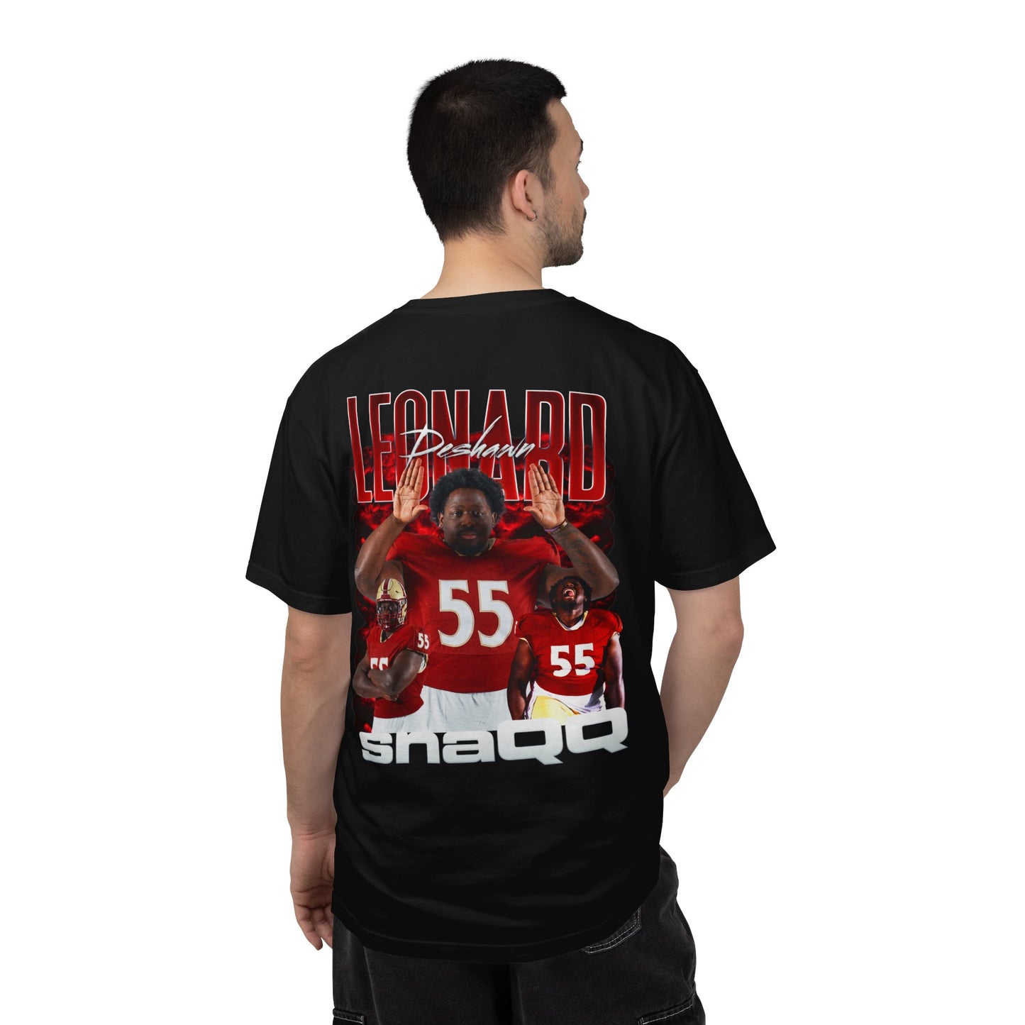 Deshawn Leonard Logo Front & Back Premium Tee