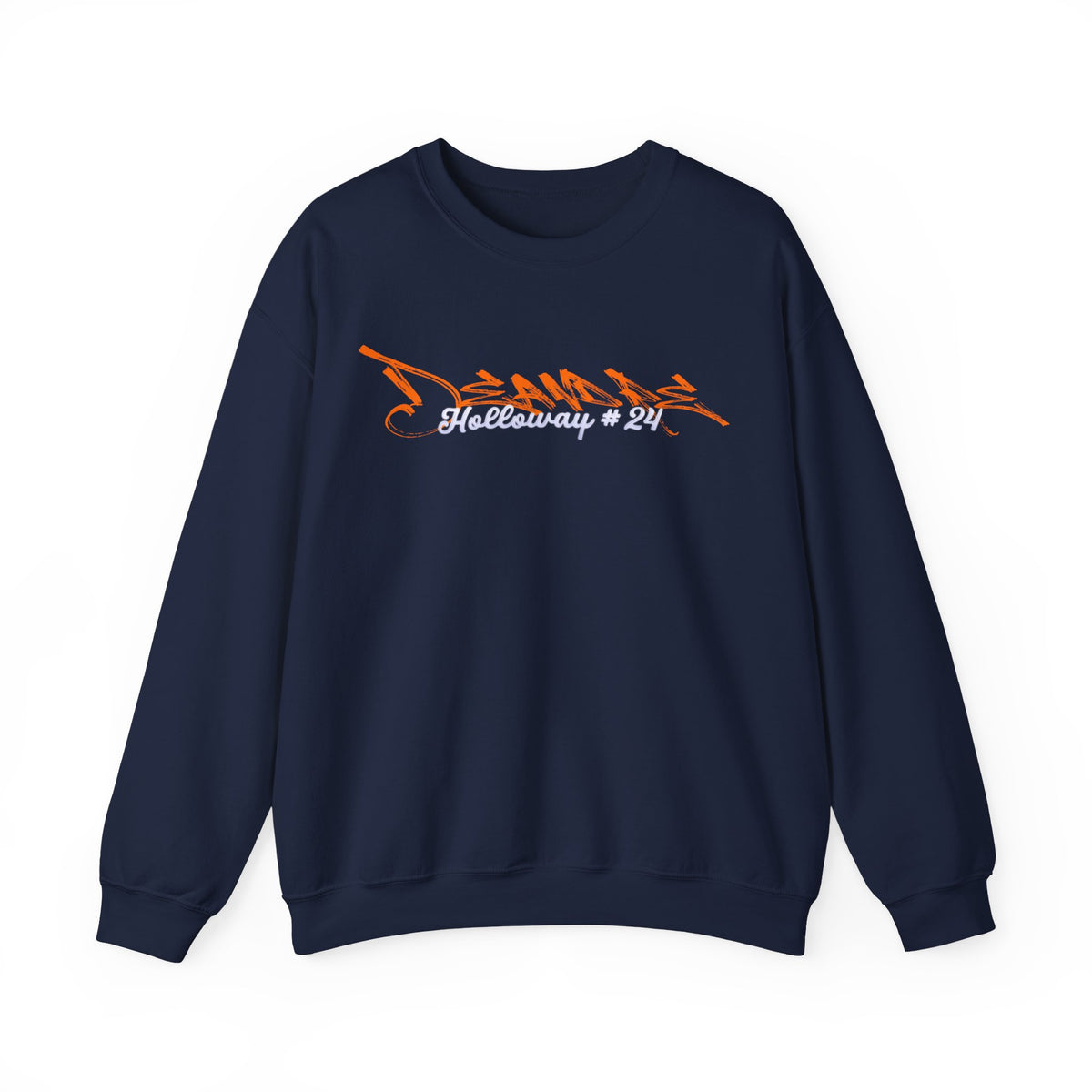 Deandre Holloway Cursive Name & Number Crewneck Sweatshirt