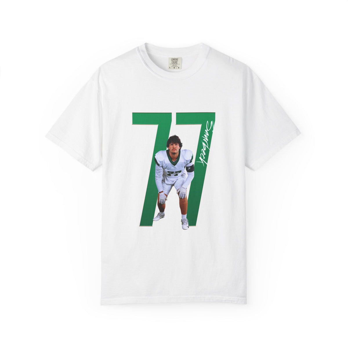 Jacob Saurbeck Player Icon Number Premium Tee
