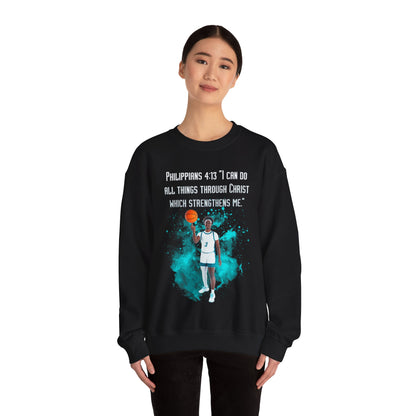 Asia Patin Athlete Quote Crewneck Sweatshirt