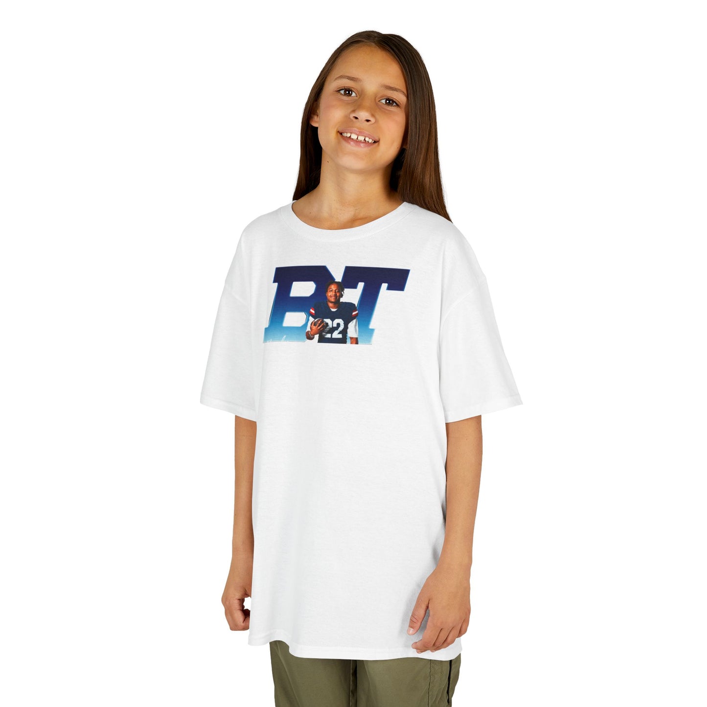 Brady Tillman Big Initials Colored Kids Tee