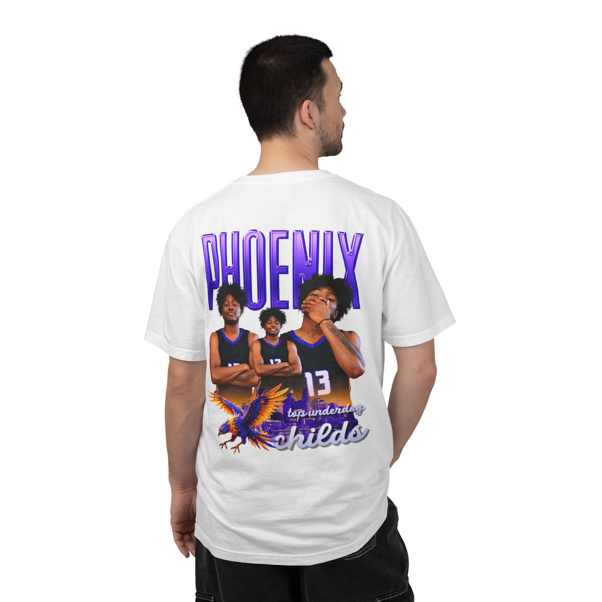 Phoenix Childs Logo Front & Back Premium Tee
