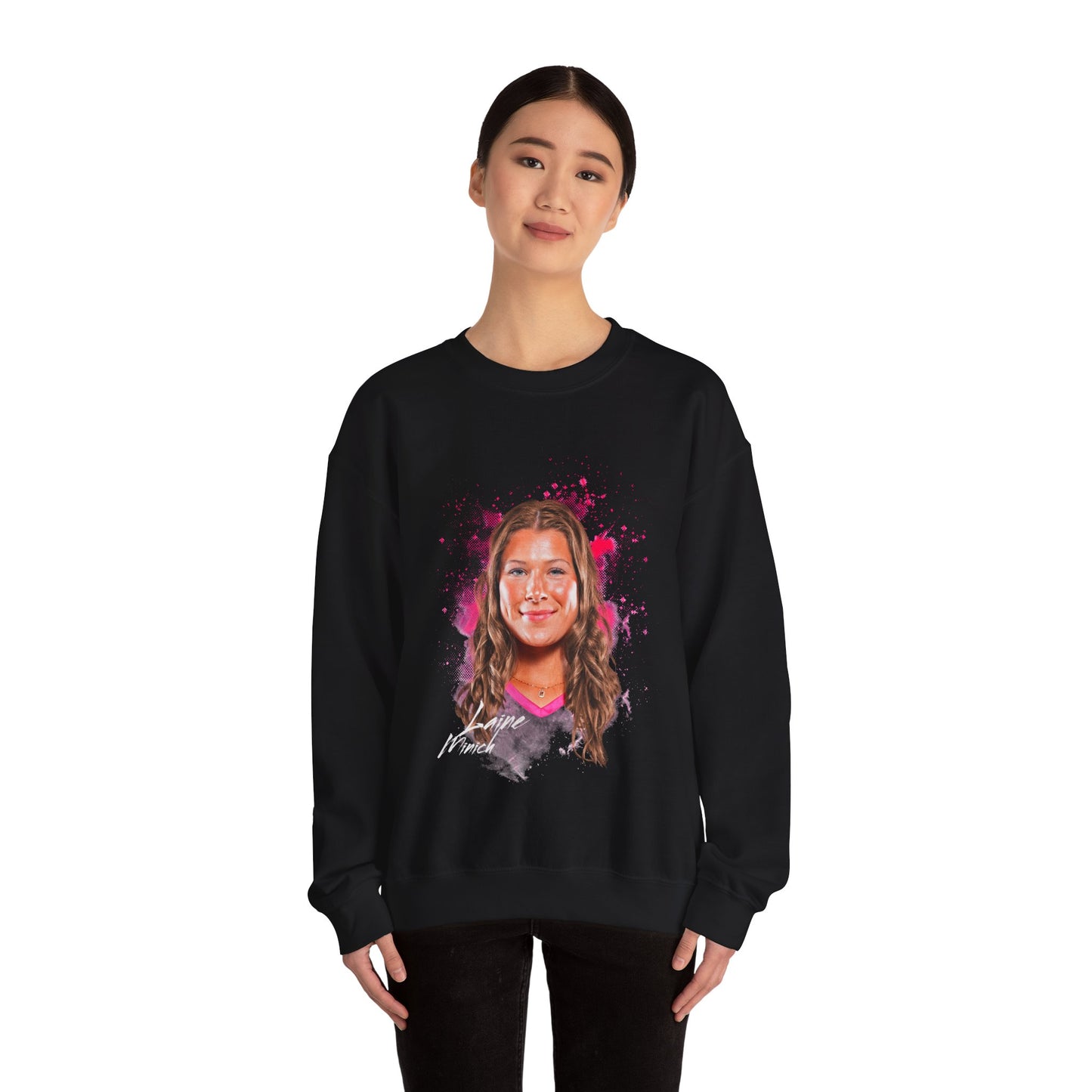 Laine Minich Big Head Crewneck Sweatshirt