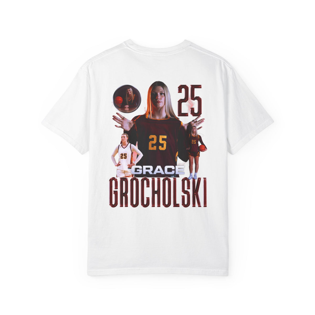 Grace Grocholski Logo Front & Back Premium Tee