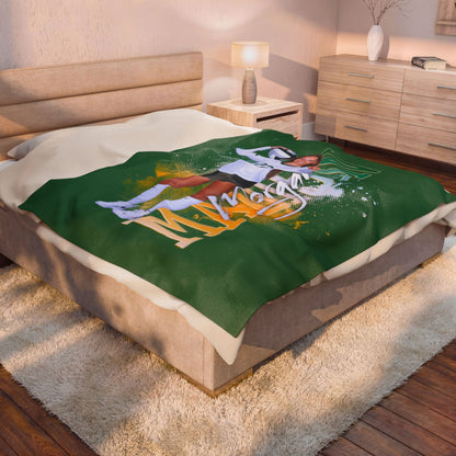 Morgan Madison 60"-80" Plush Blanket