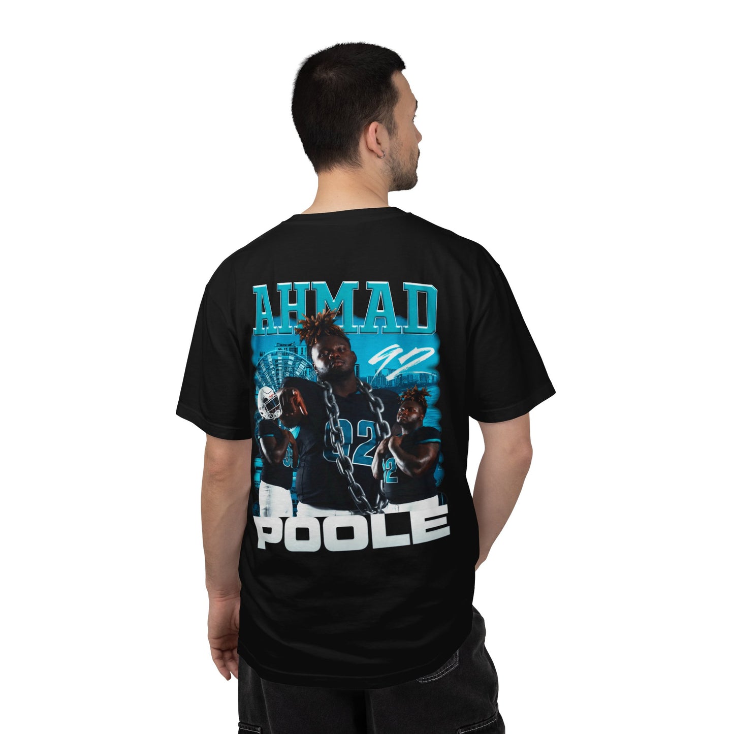 Ahmad Poole Logo Front & Back Premium Tee
