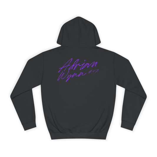 Adrian Wynn Cursive Name & Number Premium Hoodie