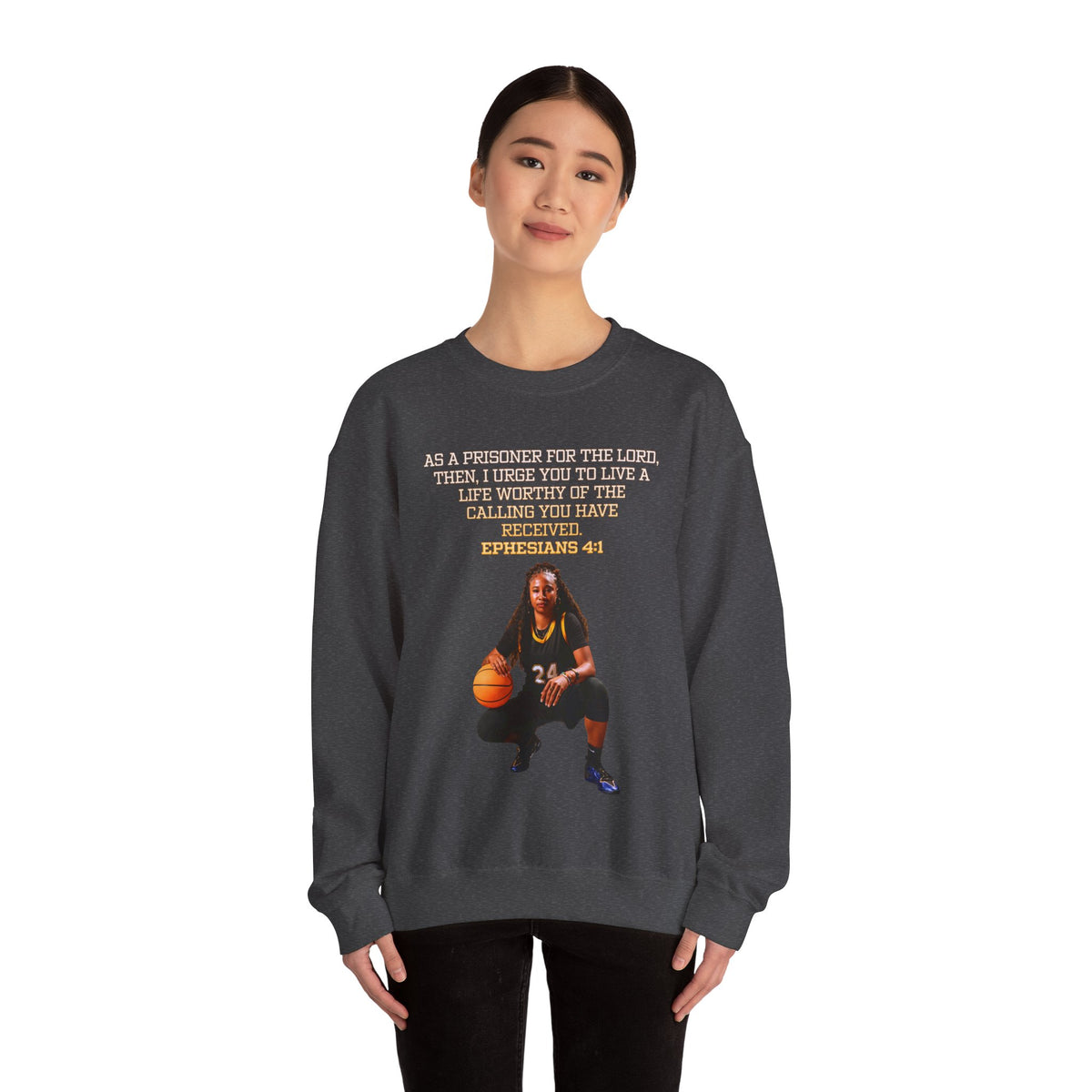 Daisia Mitchell Athlete Quote Crewneck Sweatshirt