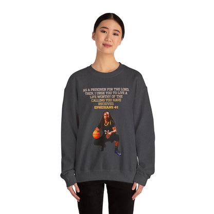 Daisia Mitchell Athlete Quote Crewneck Sweatshirt