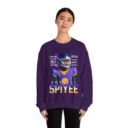 Emanuel Spiyee Featured Quote Crewneck Sweatshirt