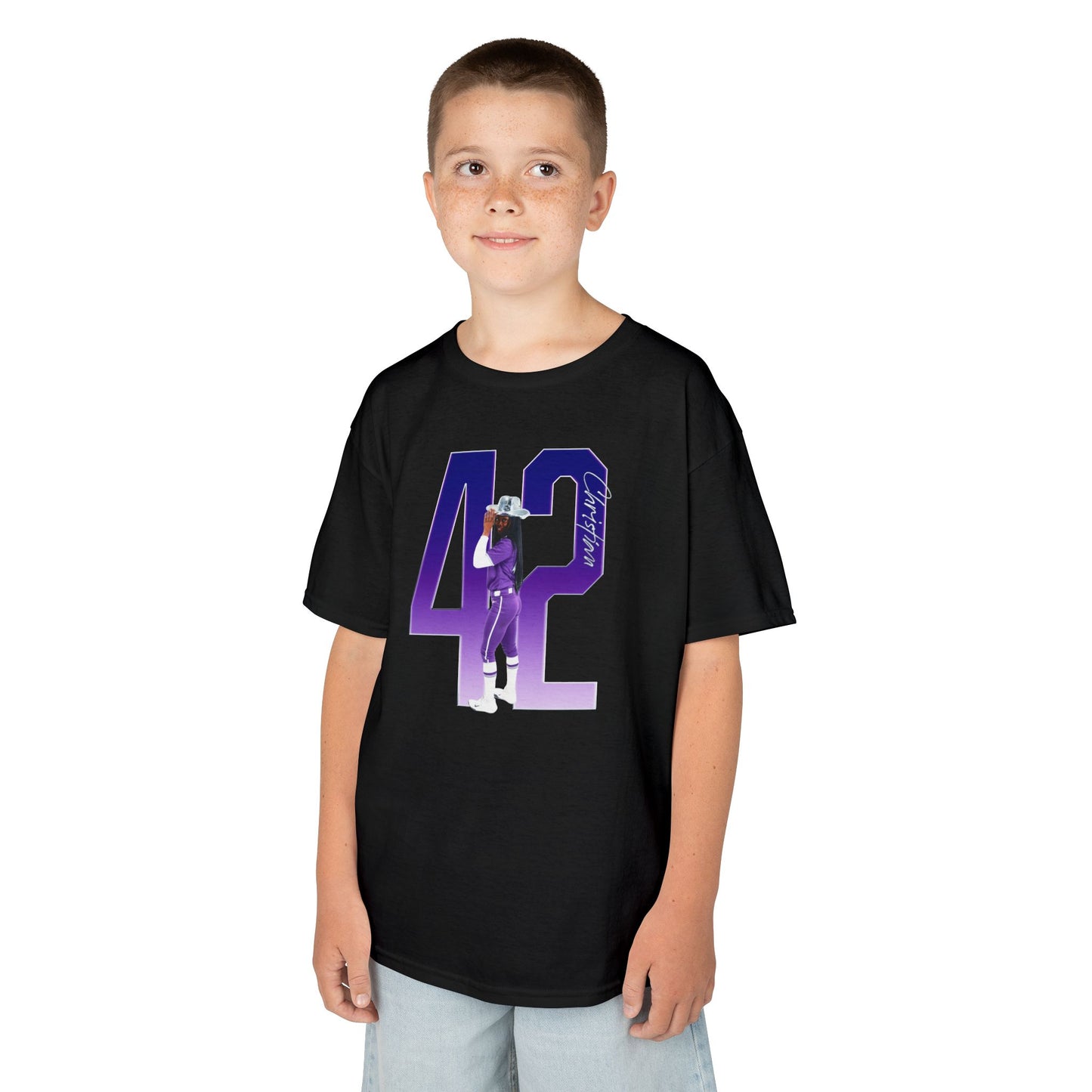 Renee Christian Player Icon Number Kids Tee