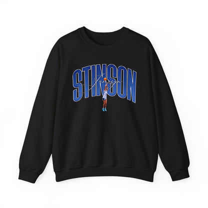 Jamisyn Stinson Curved Combo Colored Crewneck Sweatshirt