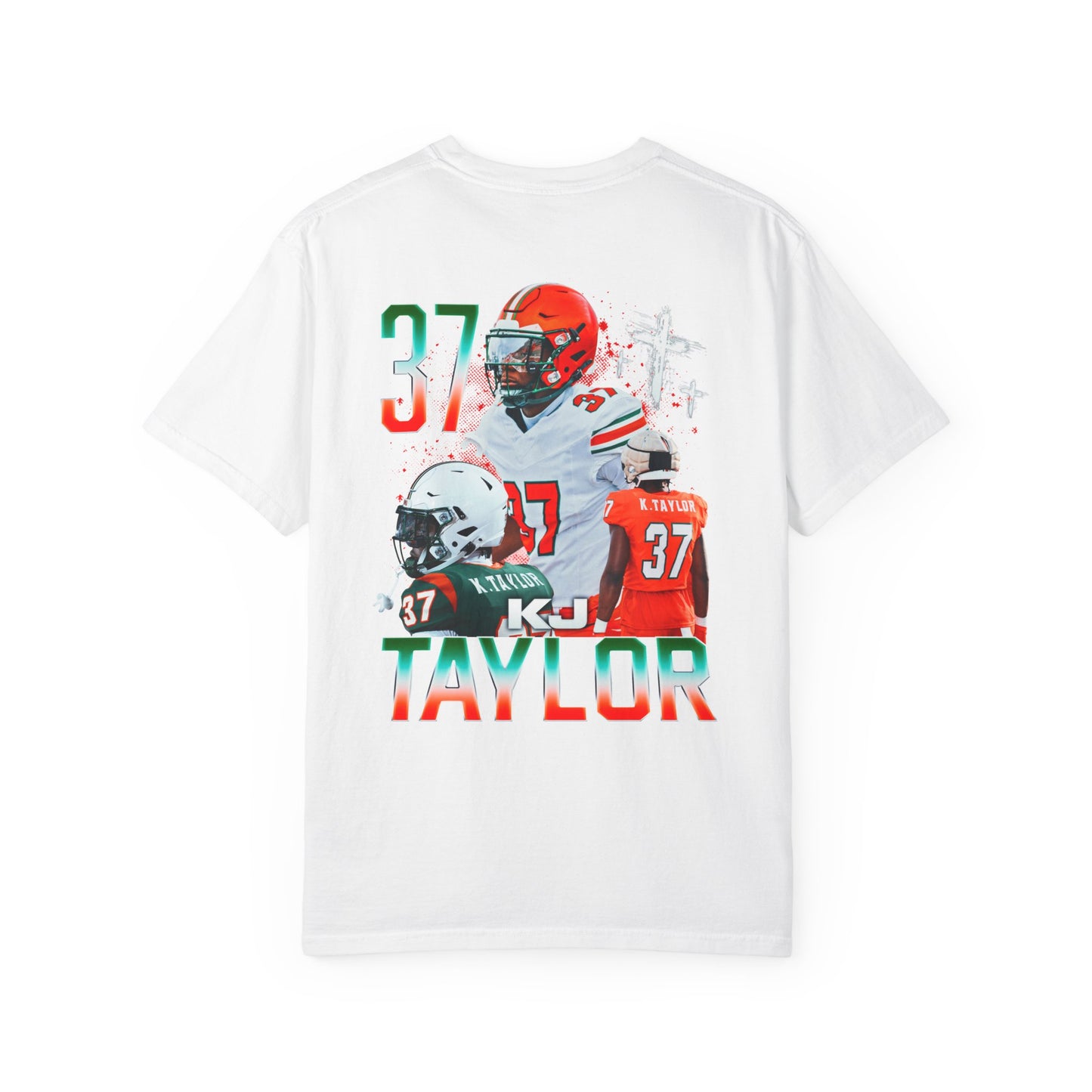 Kj Taylor Logo Front & Back Premium Tee