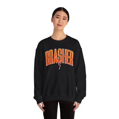 Jerrell Brasher Curved Combo Colored Crewneck Sweatshirt