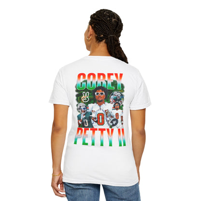 Corey Petty II Logo Front & Back Premium Tee