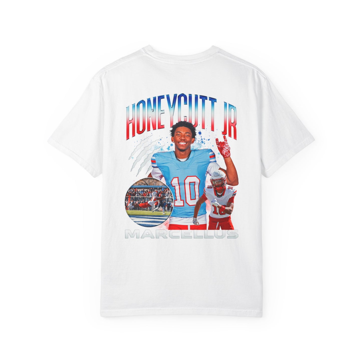 Marcellus Honeycutt Jr. Logo Front & Back Premium Tee