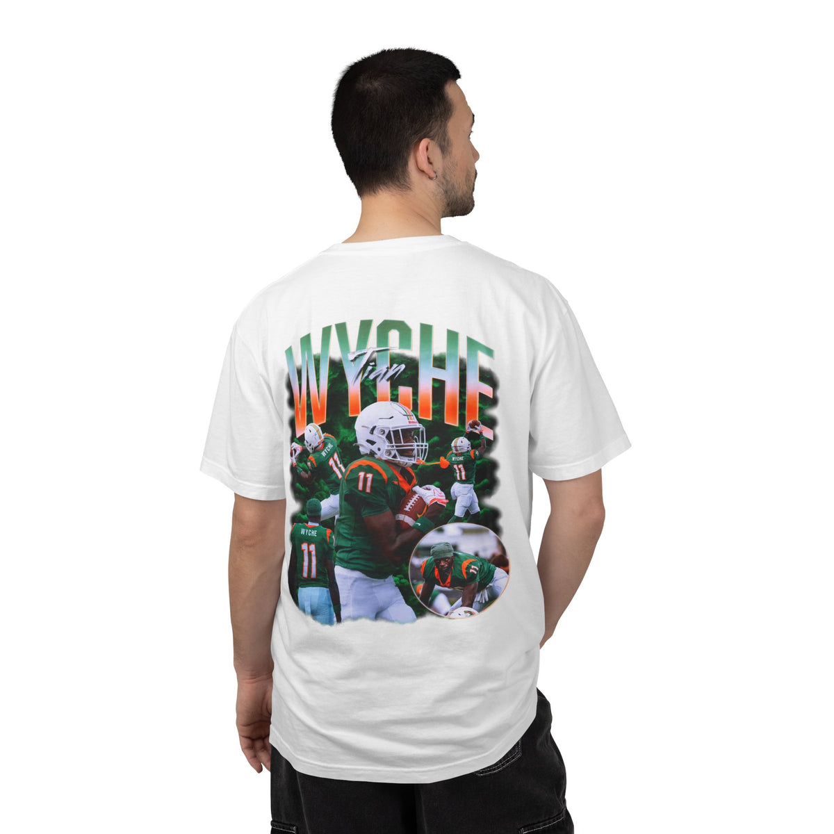 Tian Wyche Logo Front & Back Premium Tee