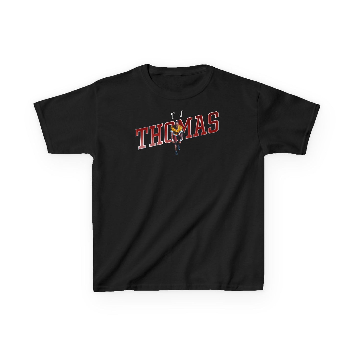 TJ Thomas Cursive Combo Kids Tee