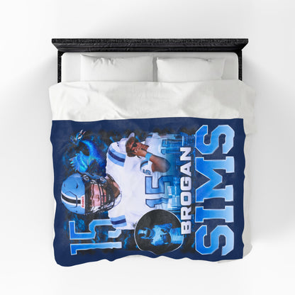 Brogan Sims 60"-80" Plush Blanket