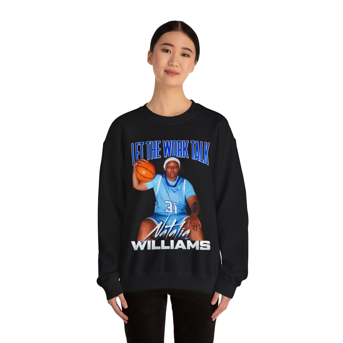 Natalia Williams Featured Quote Crewneck Sweatshirt
