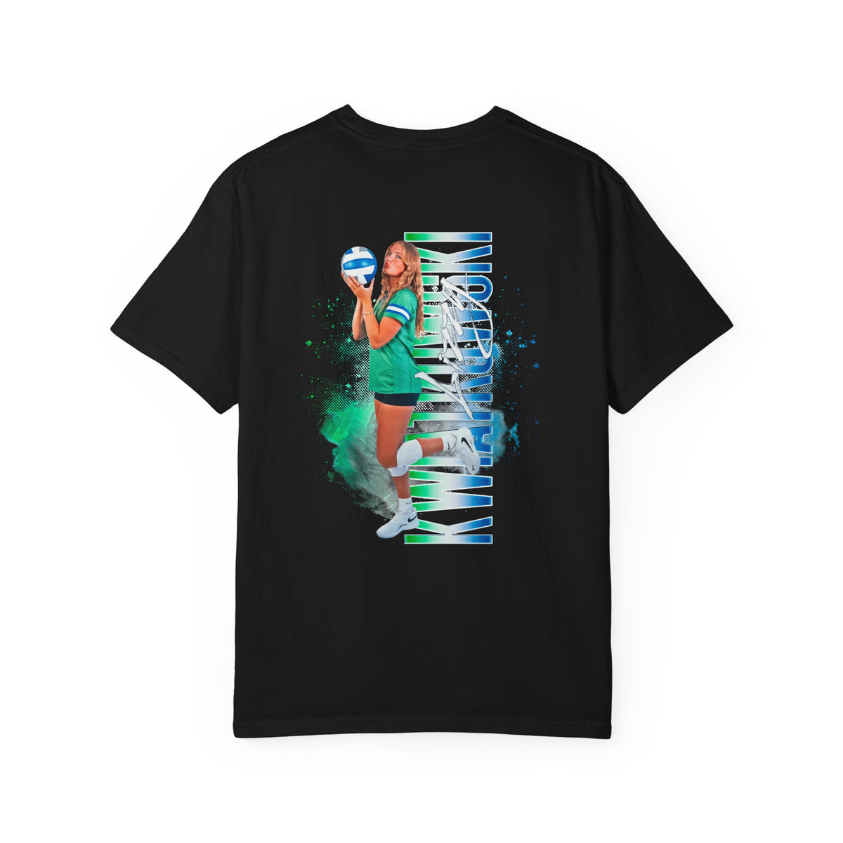 Lizzy Kwiatkowski Logo Front & Back Premium Tee