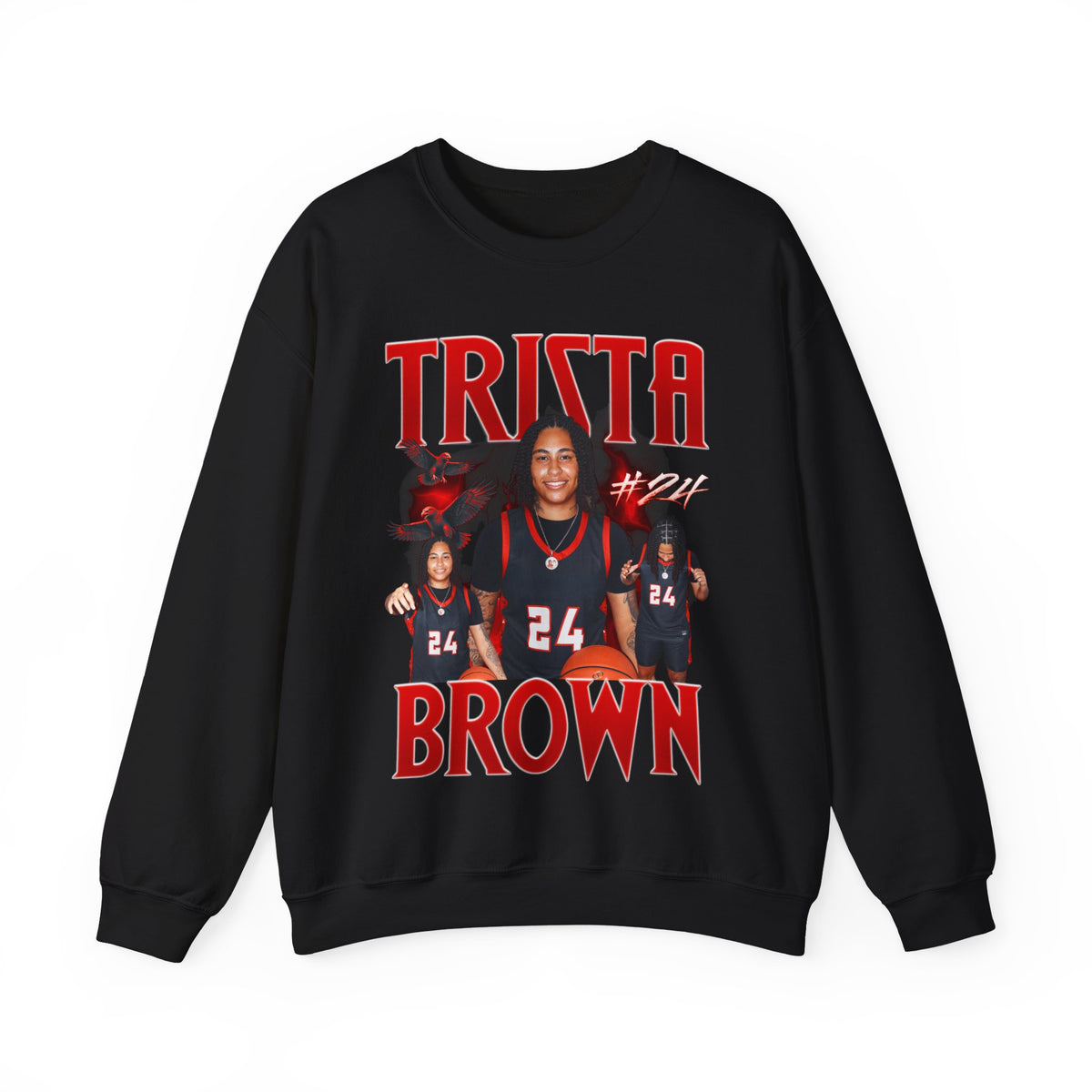 Trista Brown Crewneck Sweatshirt