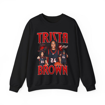 Trista Brown Crewneck Sweatshirt