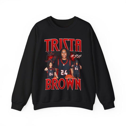 Trista Brown Crewneck Sweatshirt