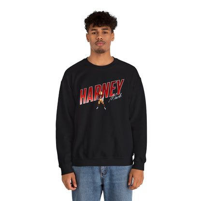 Mack Harney Cursive Combo Colored Crewneck Sweatshirt