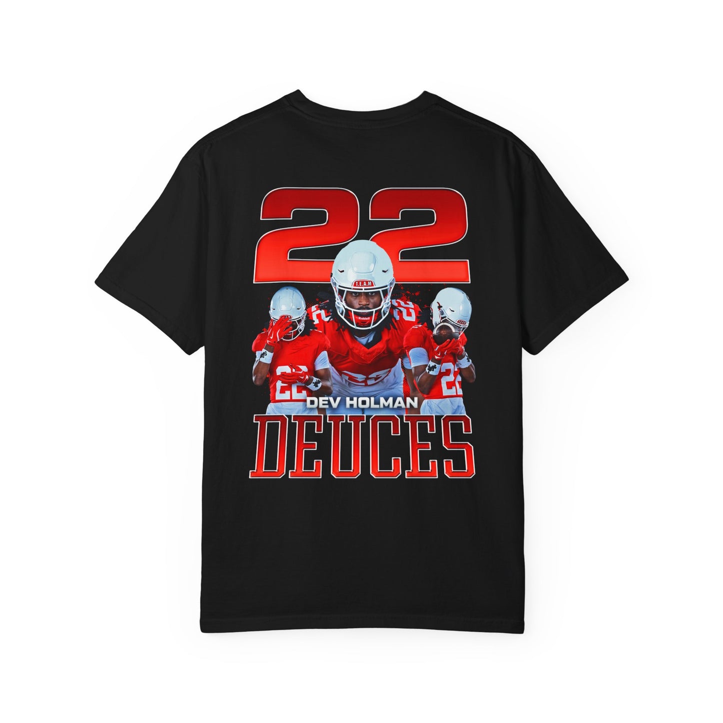 Devaon Holman Logo Front & Back Premium Tee
