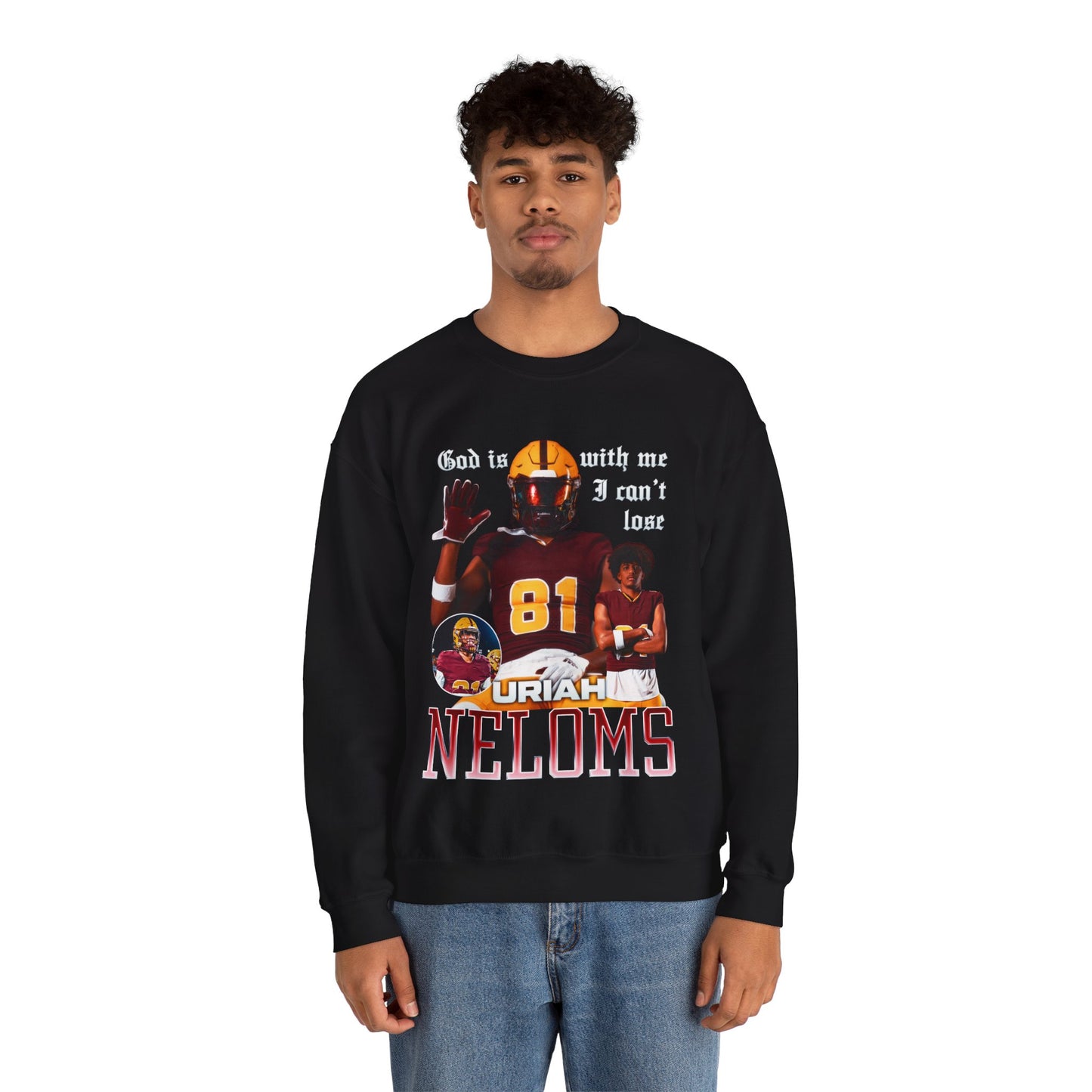 Uriah Neloms Featured Quote Crewneck Sweatshirt