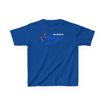 Amya McLeod Cursive Name & Number Kids Tee