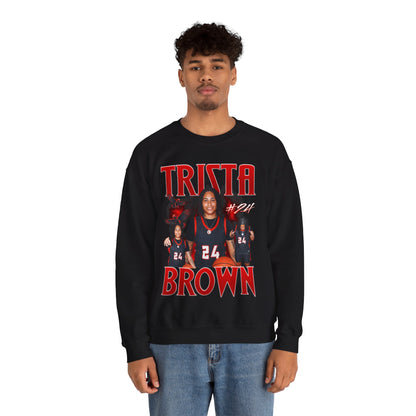 Trista Brown Crewneck Sweatshirt