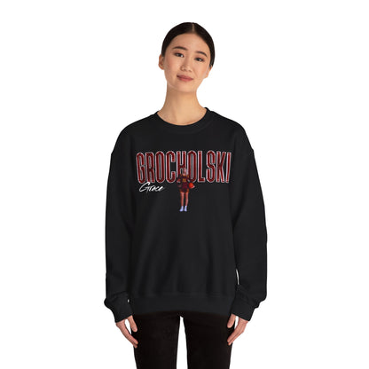 Grace Grocholski Big Last Name Crewneck Sweatshirt