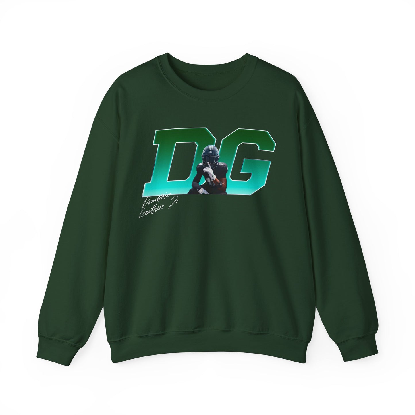Demetrius Geathers Jr. Big Initials Crewneck Sweatshirt