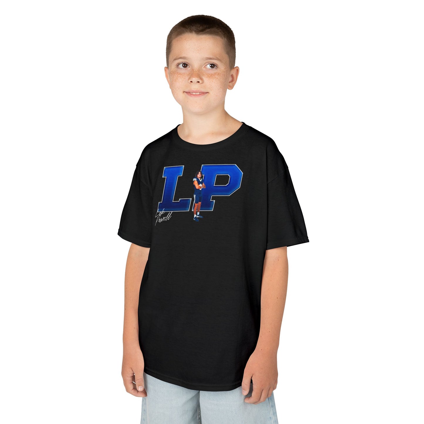 Lek Powell Big Initials Kids Tee