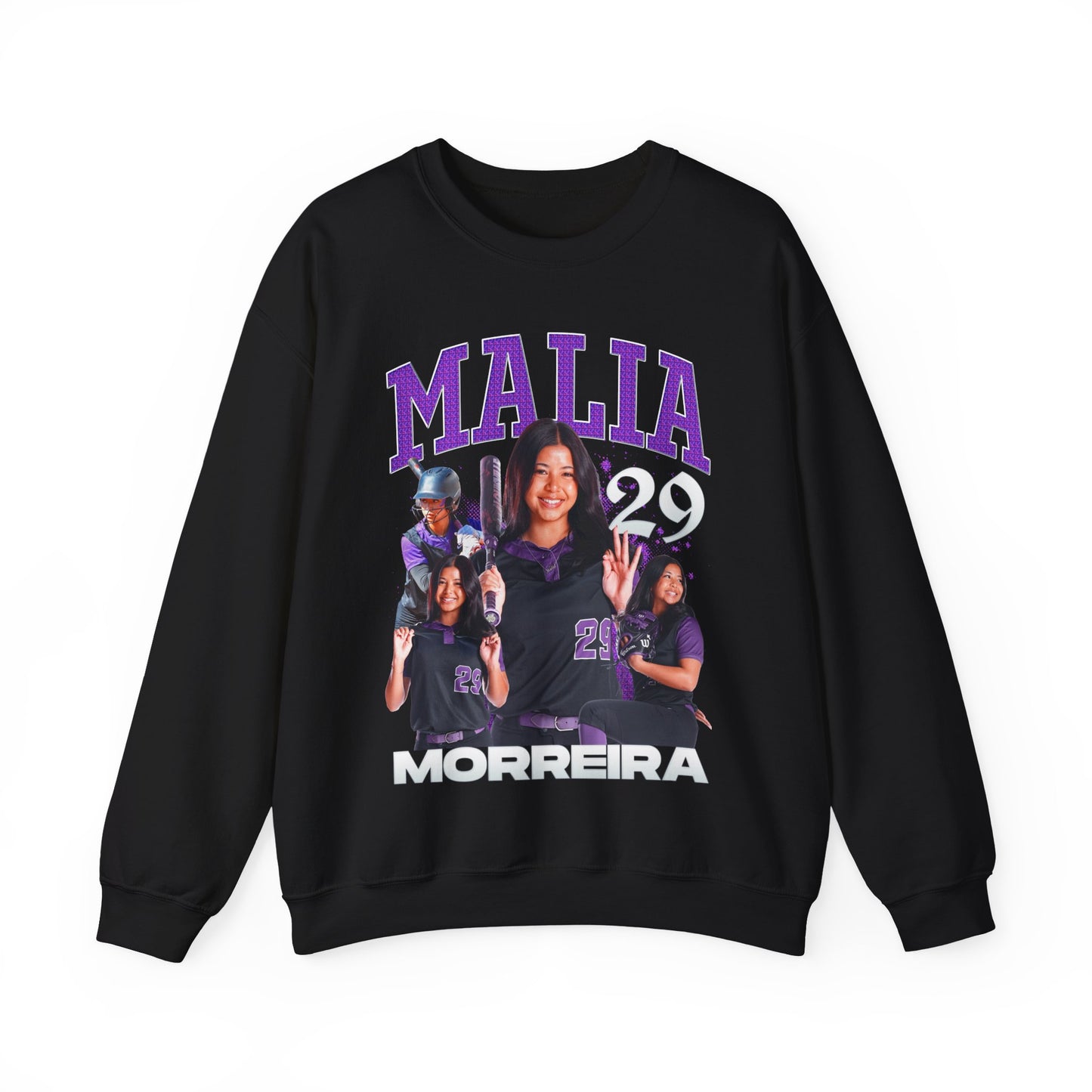 Malia Morreira First Name Highlight Crewneck Sweatshirt